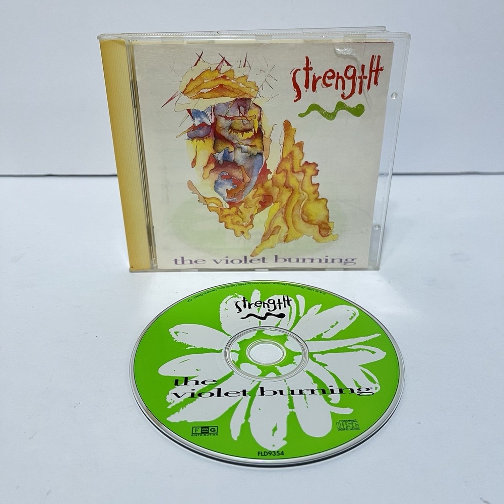 The Violet Burning - Strength CD OOP Bluestone FLD9354 Original 1992 Pressing